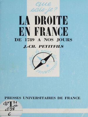 cover image of La Droite en France de 1789 à nos jours